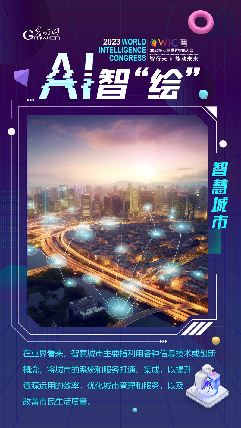 【AI智“绘”海报】带你解锁未来智慧城市的“N”种打开方式