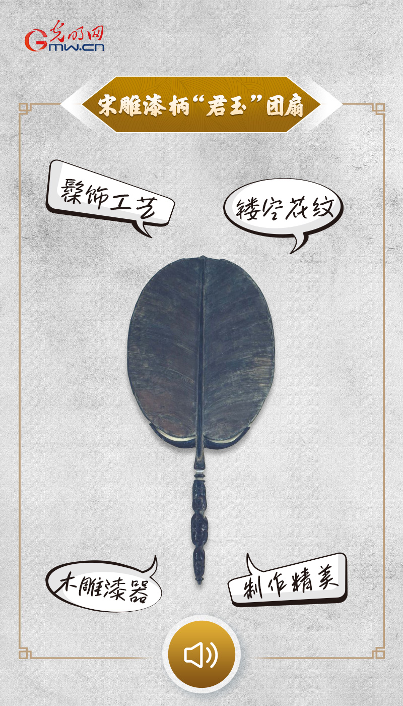 “文物會說話”有聲海報｜一把來自宋代文人的“夏日伴侶”