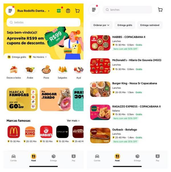 滴滴旗下99外卖上线里约热内卢，服务巴西两大核心城市