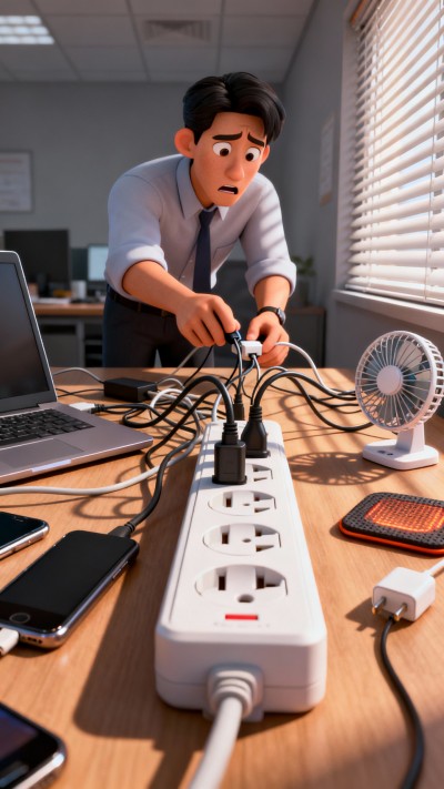 你的办公环境安全吗？一分钟快速自查“隐形火源”！