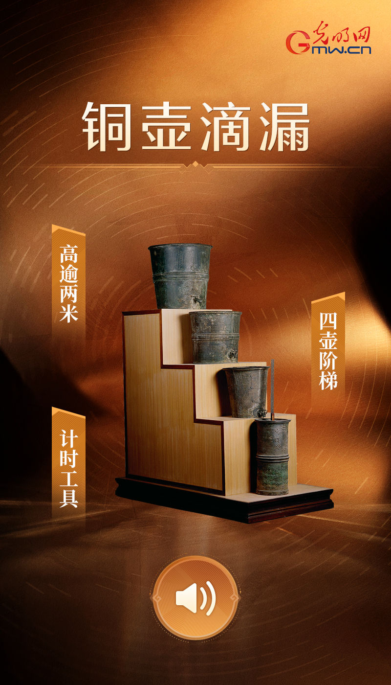 【青春华章】“文物会说话”有声海报|穿越千年的“科技力量” 铜壶滴漏