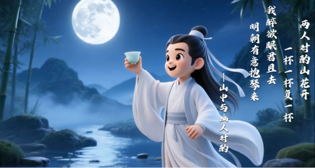 网聚文明新风尚！AI“邀请”古代诗词大家赛诗啦