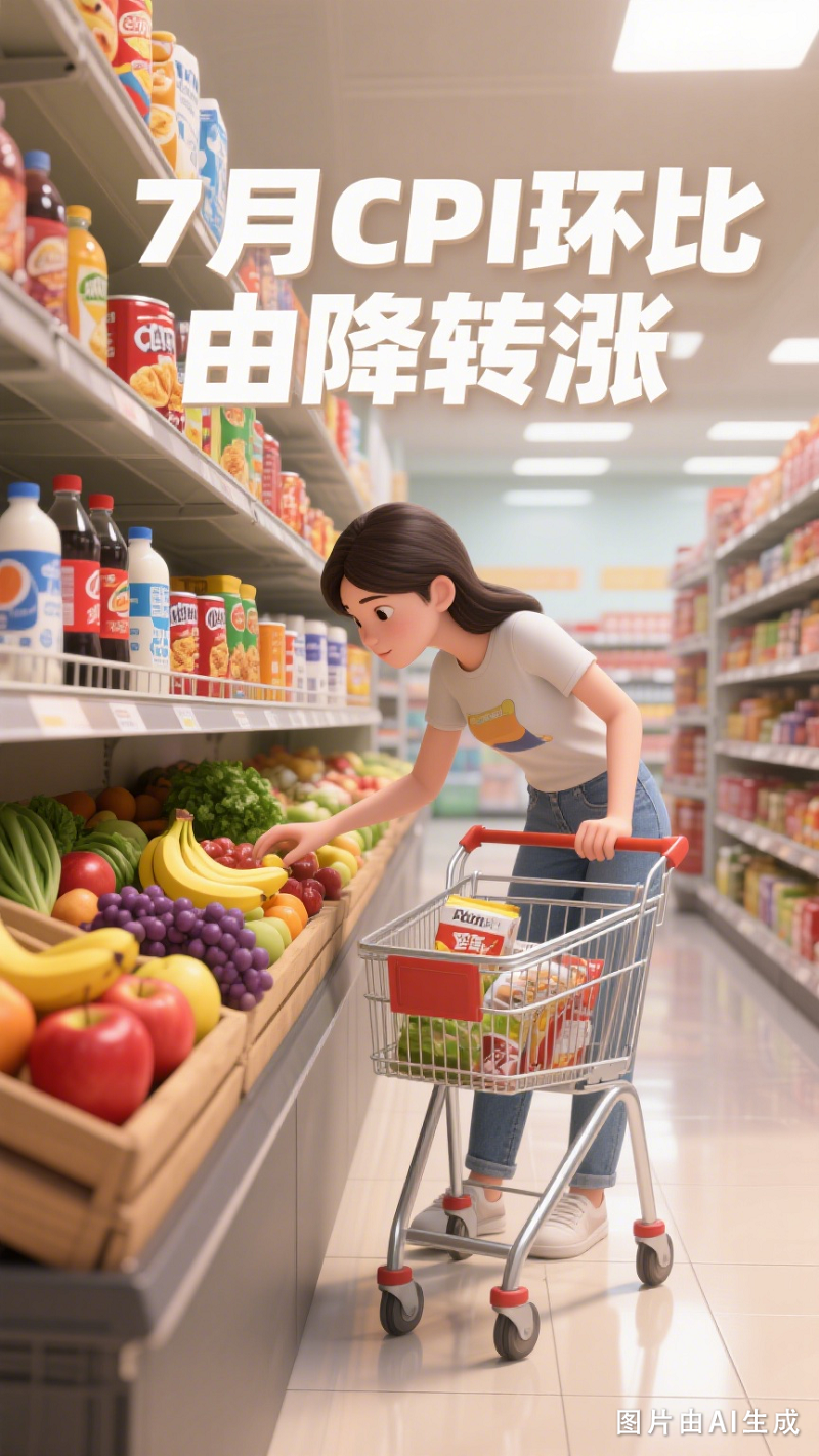 7月经济“成绩单”来了，AI海报带你看五大亮点