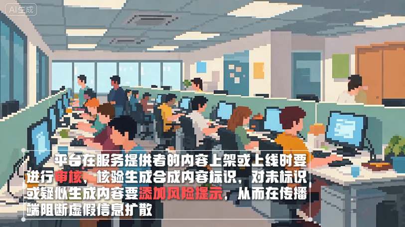 AI动画丨从9月份开始，AI生成内容都要“亮明身份”