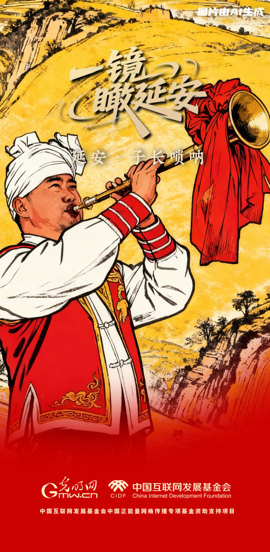 【一镜瞰延安·AI海报】跟着这些非遗，感受延安风土人情