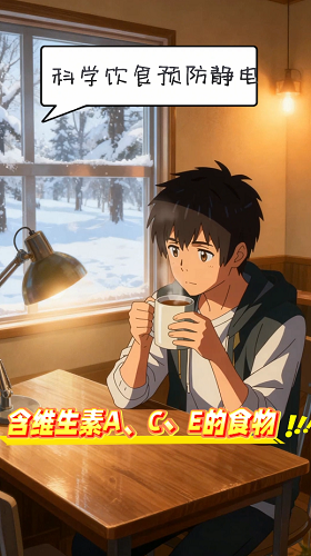 AI动画丨冬季天干物燥，警惕静电“惹火”