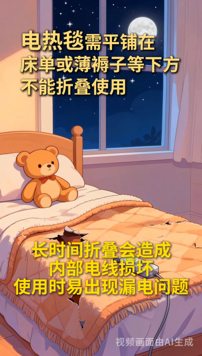 AI动画｜防患于未然，看看冬季居家取暖的正确打开方式
