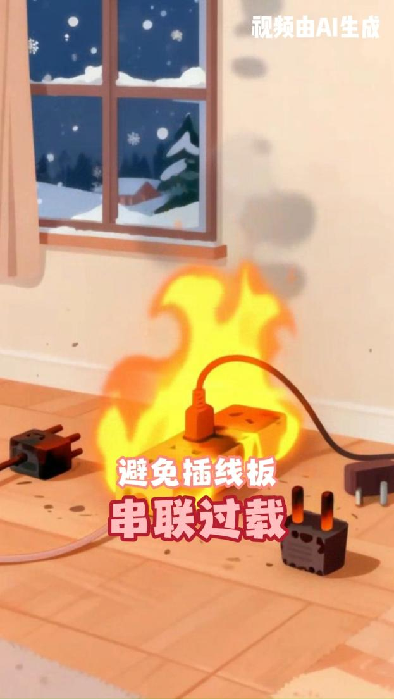 AI动画丨快来收藏这份冬季家用电器安全使用指南