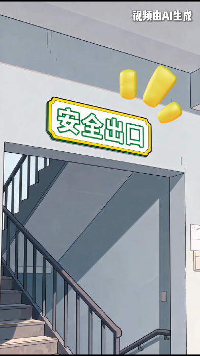 AI动画丨高层起火如何应急逃生？这些自救技能学起来→