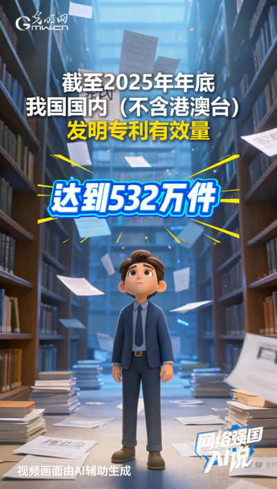 2025年知识产权“成绩单”出炉,AI专利居全球前列 2025年知识产权“成绩单”出炉,AI专利居全球前列