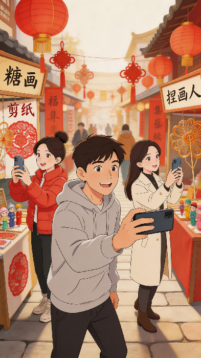 【新春走基层】万象AI记丨春节档文旅,既是风景又是年味