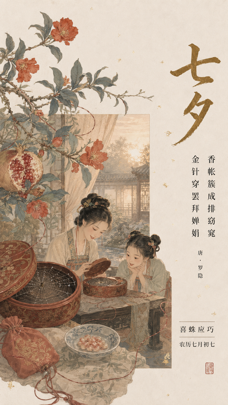 古人的“乞巧节”，开了一场怎样的Party